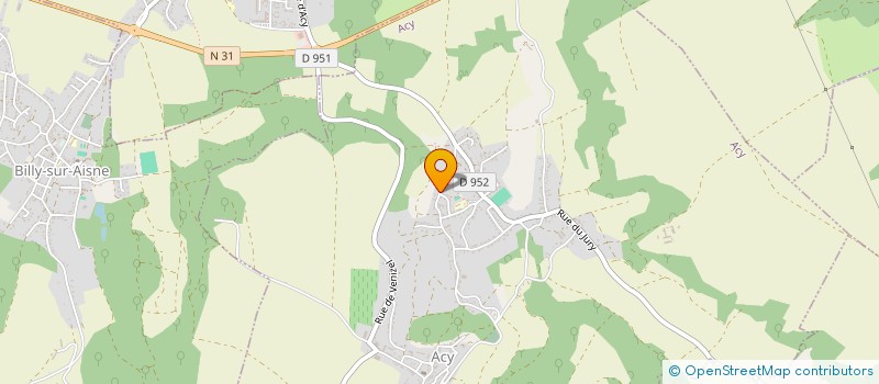 localisation de l'entreprise ARTEMI  ACY