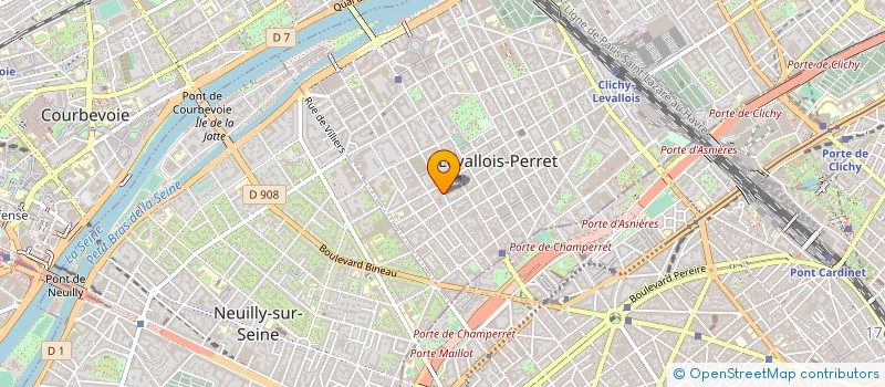 localisation de l'entreprise ARTEMID CONSEIL à LEVALLOIS-PERRET