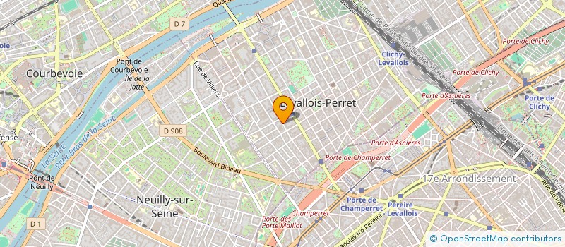 localisation de l'entreprise ARTEMID SERVICES à LEVALLOIS-PERRET