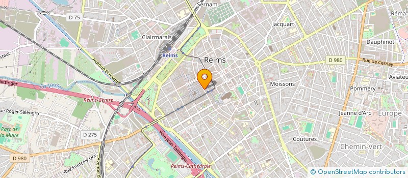 localisation de l'entreprise ARTEMIS à REIMS
