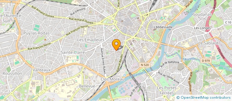 localisation de l'entreprise ARTEMIS à LIMOGES