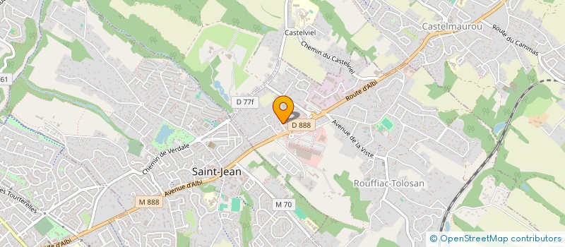 localisation de l'entreprise ARTEMIS à ROUFFIAC-TOLOSAN