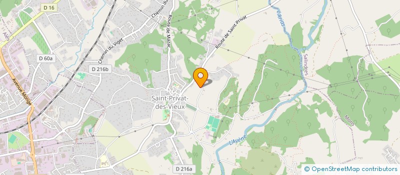 localisation de l'entreprise ARTEMIS  SAINT-PRIVAT-DES-VIEUX