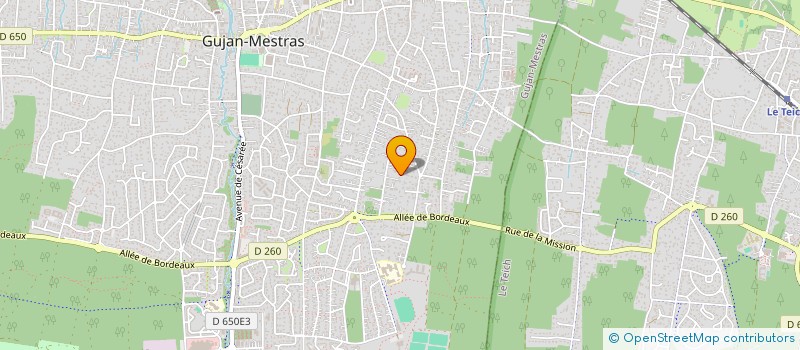 localisation de l'entreprise ARTEMIS  GUJAN-MESTRAS