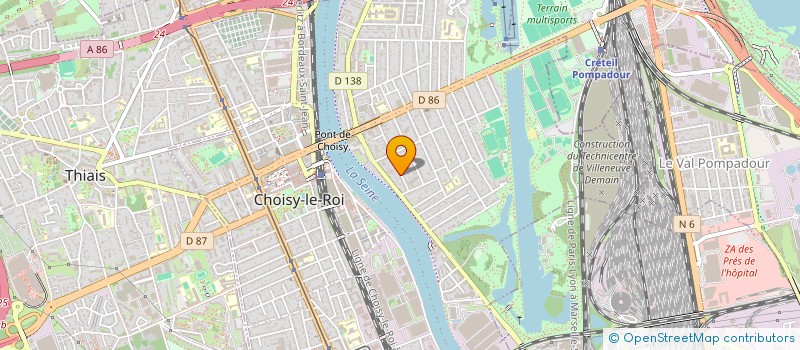 localisation de l'entreprise ARTEMIS  CHOISY-LE-ROI