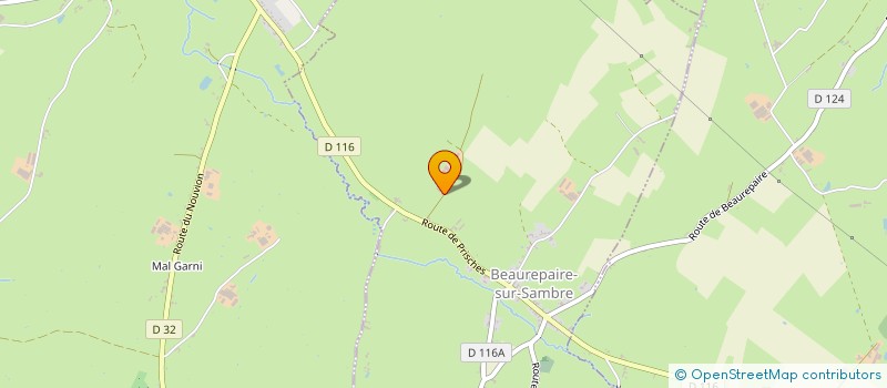 localisation de l'entreprise ARTEMIS à BEAUREPAIRE-SUR-SAMBRE