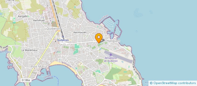 localisation de l'entreprise ARTEMIS à QUIBERON