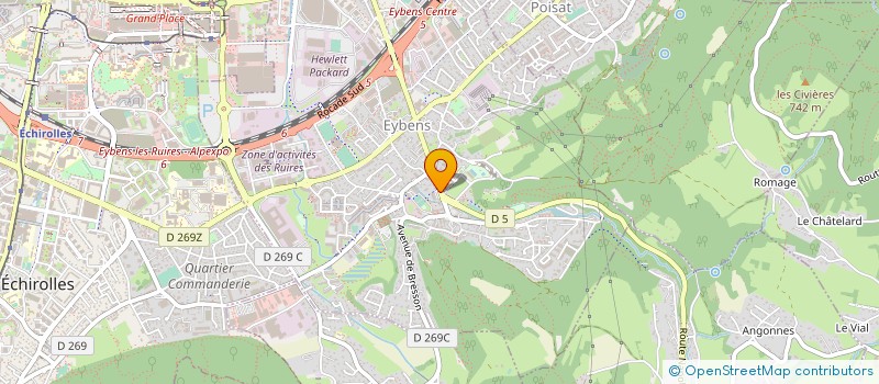 localisation de l'entreprise ARTEMIS  EYBENS