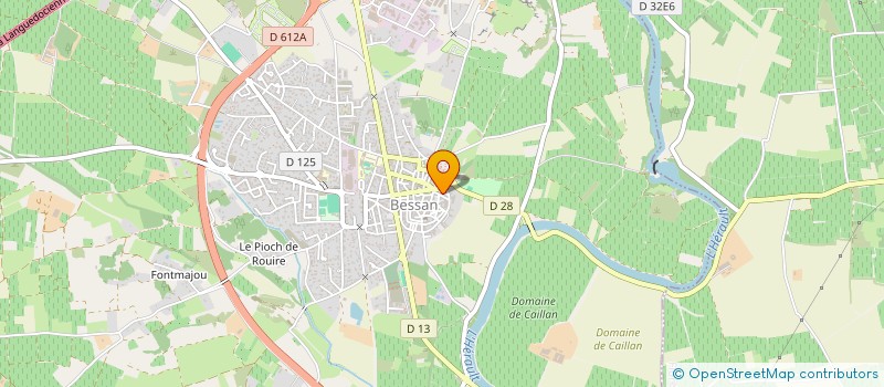 localisation de l'entreprise ARTEMIS  PEZENAS