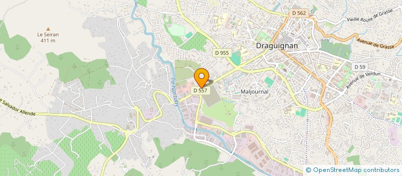 localisation de l'entreprise ARTEMIS à DRAGUIGNAN