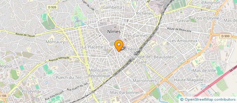localisation de l'entreprise ARTEMIS  NIMES