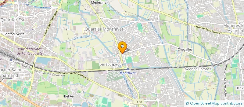 localisation de l'entreprise ARTEMIS 84  AVIGNON