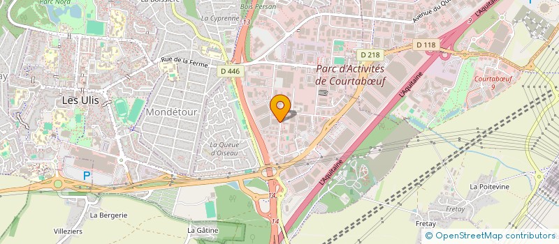 localisation de l'entreprise ARTEMIS à MORIGNY-CHAMPIGNY