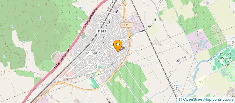 localisation de l'entreprise ARTEMIS  MILHAUD