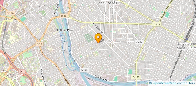 localisation de l'entreprise ARTEMIS à SAINT-MAUR-DES-FOSSES