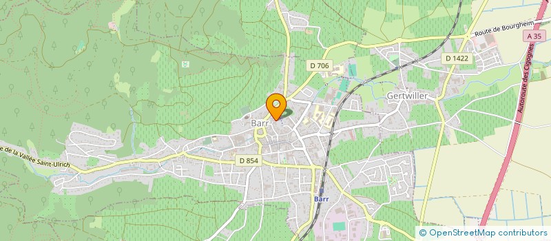 localisation de l'entreprise ARTEMIS  BARR