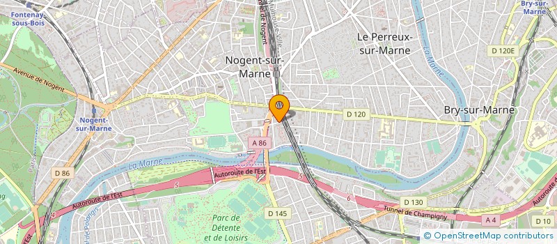 localisation de l'entreprise ARTEMIS  NOGENT-SUR-MARNE