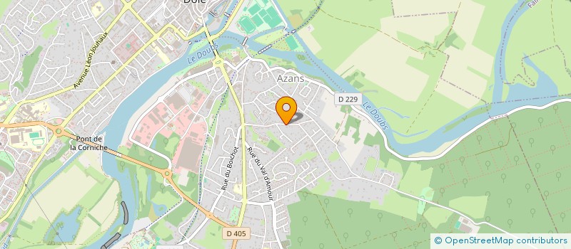 localisation de l'entreprise ARTEMIS à DOLE