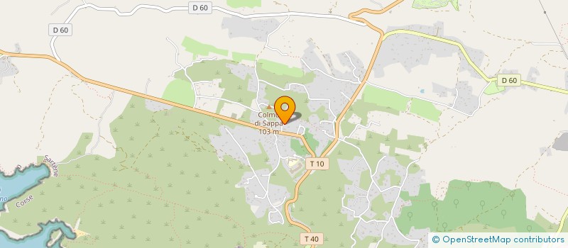 localisation de l'entreprise ARTEMIS à BONIFACIO