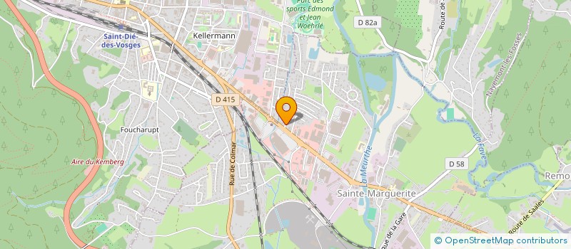 localisation de l'entreprise ARTEMIS  SAINT-DIE-DES-VOSGES
