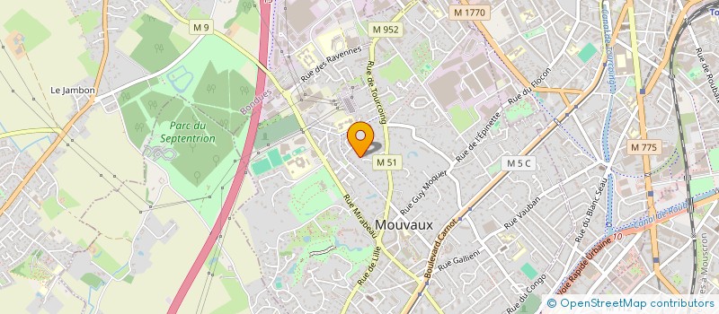 localisation de l'entreprise ARTEMIS  MOUVAUX