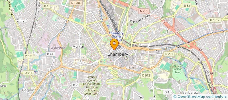 localisation de l'entreprise ARTEMIS  CHAMBERY