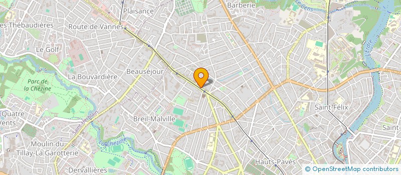 localisation de l'entreprise ARTEMIS-BOIS à NANTES