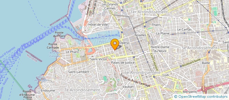 localisation de l'entreprise ARTEMIS CONSEILS  MARSEILLE
