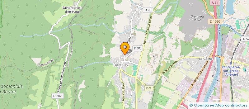 localisation de l'entreprise ARTEMIS CONSTRUCTION  BARRAUX