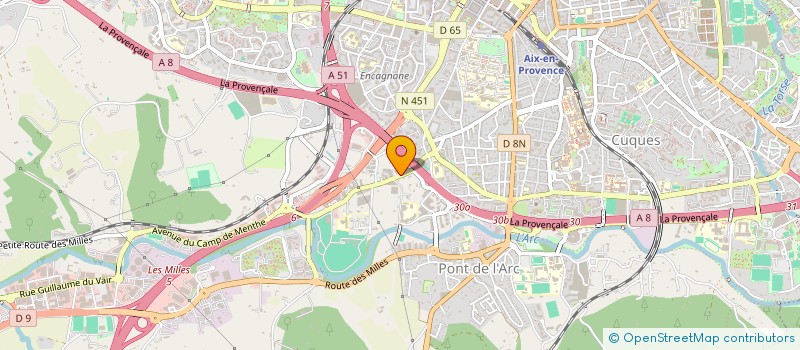 localisation de l'entreprise ARTEMIS CONSULT 13 à AIX-EN-PROVENCE