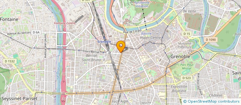 localisation de l'entreprise ARTEMIS CONSULT à GRENOBLE