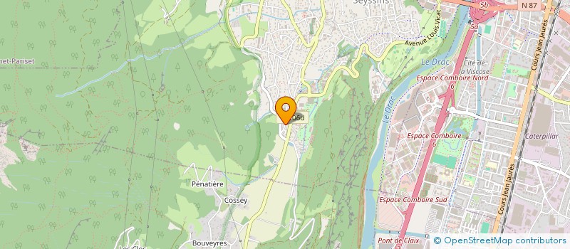 localisation de l'entreprise ARTEMIS CONSULTING SARL à SEYSSINS