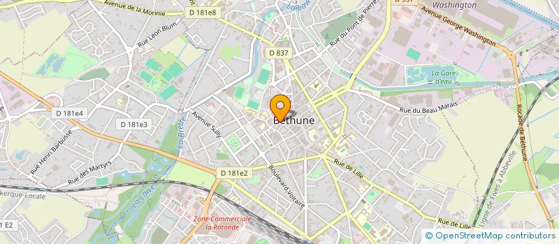 localisation de l'entreprise ARTEMIS FINE ART  BETHUNE