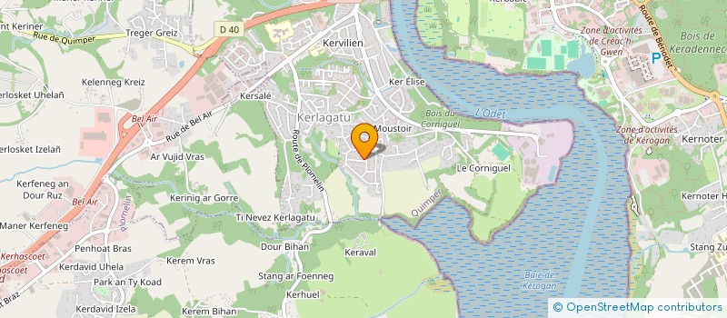 localisation de l'entreprise ARTEMIS FORMATION à QUIMPER