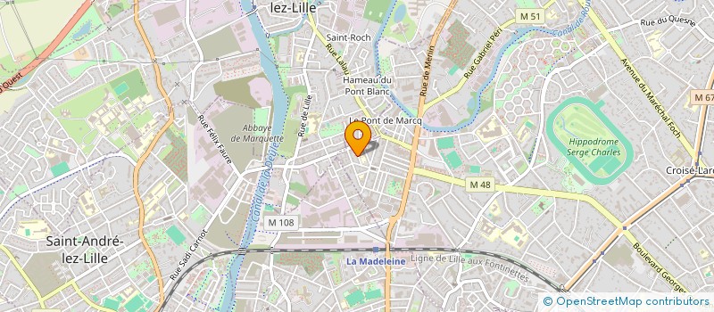 localisation de l'entreprise ARTEMIS HOLDING à MARCQ-EN-BARŒUL