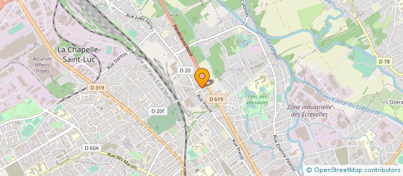 localisation de l'entreprise ARTEMIS INVEST  TROYES