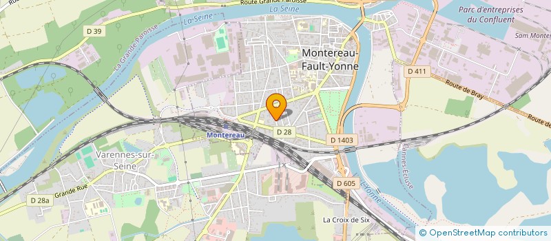 localisation de l'entreprise ARTEMIS JCCAV HOLDING PHARMA à MONTEREAU-FAULT-YONNE
