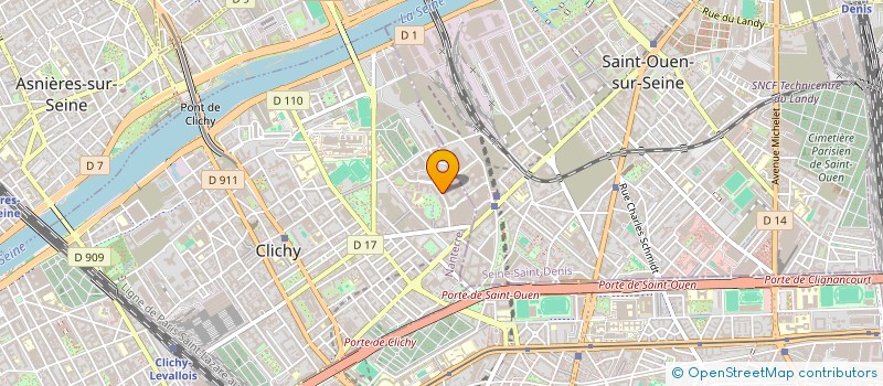 localisation de l'entreprise ARTEMIS JUNIOR à CLICHY