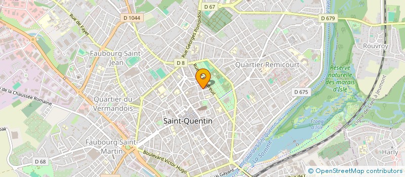 localisation de l'entreprise ARTEMIS LE TOUQUET à SAINT-QUENTIN