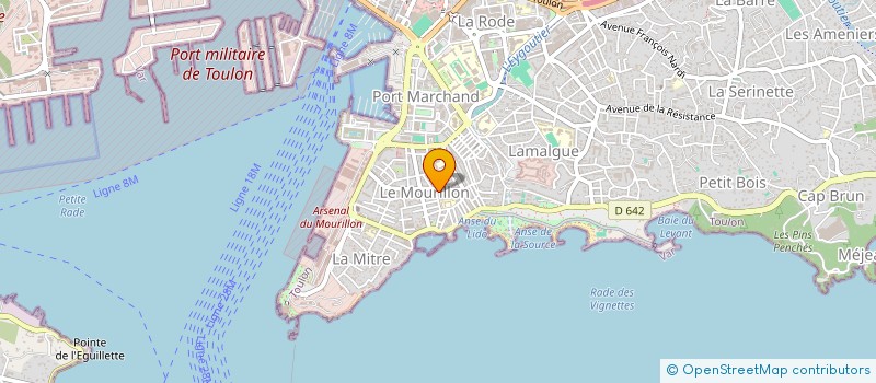 localisation de l'entreprise ARTEMIS PAIE  TOULON