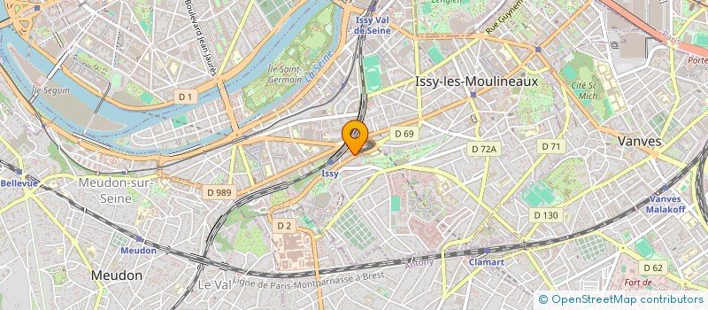 localisation de l'entreprise ARTEMIS PARTNERS à ISSY-LES-MOULINEAUX