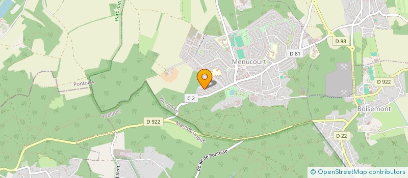 localisation de l'entreprise ARTEMIS RECORDS  MENUCOURT