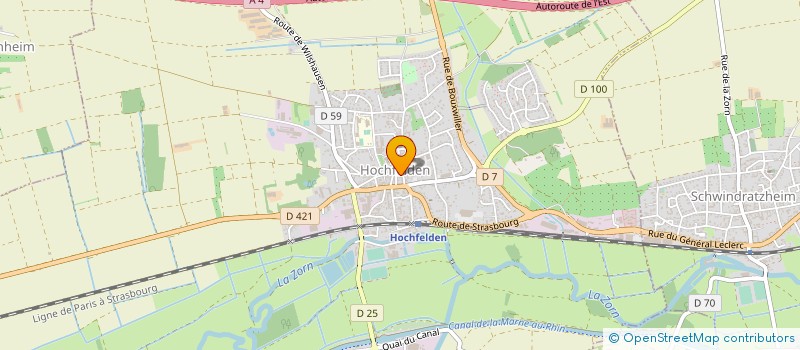 localisation de l'entreprise ARTEMIS RECOUVREMENT  HOCHFELDEN