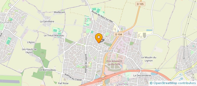 localisation de l'entreprise ARTEMIS RH  LA ROCHELLE