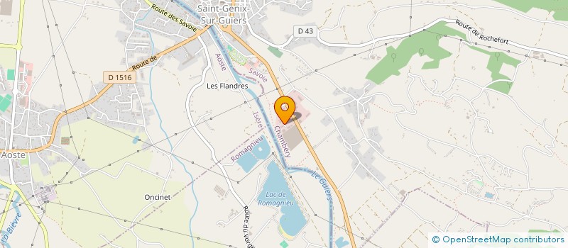 localisation de l'entreprise ARTEMIS SARL à SAINT-GENIX-LES-VILLAGES