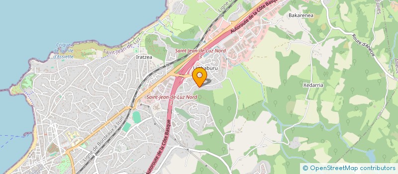 localisation de l'entreprise ARTEMIS SLS  SAINT-JEAN-DE-LUZ