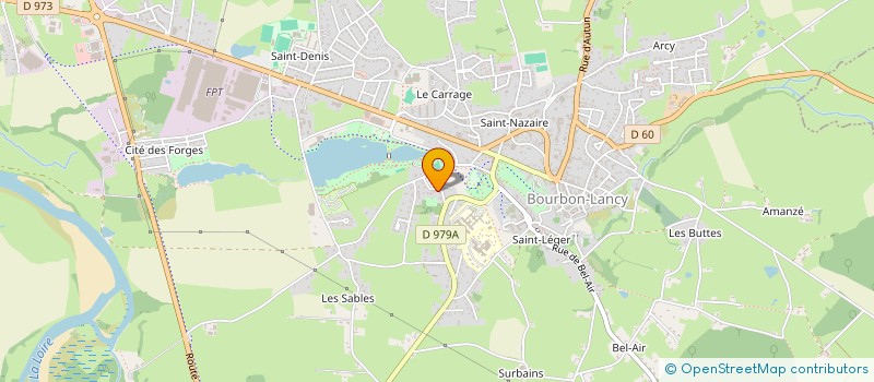 localisation de l'entreprise ARTEMIS TAXI TRANSPORT EXPRESS  BOURBON-LANCY