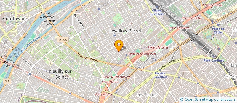 localisation de l'entreprise ARTEMISIA à LEVALLOIS-PERRET