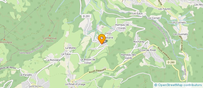 localisation de l'entreprise ARTEMISIA  SAINT-MARTIN-D'URIAGE