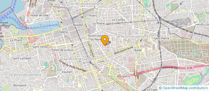 localisation de l'entreprise ARTEMISIA  MARSEILLE